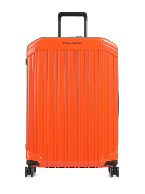 PIQUADRO PQ-LIGHT Medium size trolley ORANGE - Rigid Trolley Cases