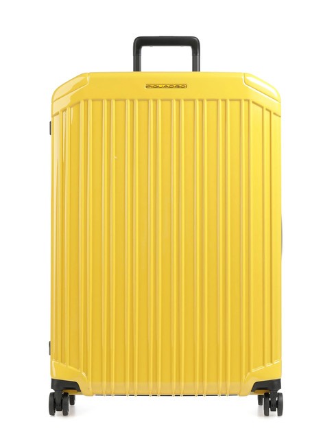 PIQUADRO PQ-LIGHT Large size trolley Yellow - Rigid Trolley Cases