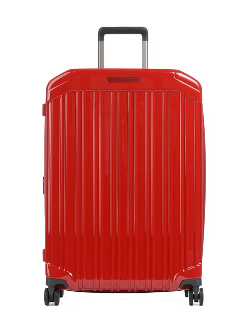 PIQUADRO PQ-LIGHT Medium expandable trolley RED - Rigid Trolley Cases