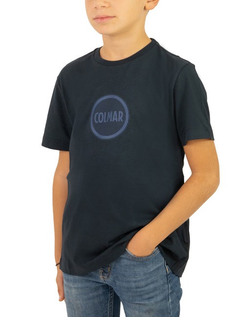 COLMAR FRIDA KIDS Cotton T-shirt with logo navy blue - Child T-shirt