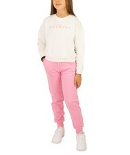 JOHN RICHMOND VASIM Sweatshirt and trousers tracksuit off-white/begonia-pink - Children's tracksuits - 1