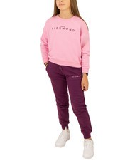 JOHN RICHMOND VASIM Sweatshirt and trousers tracksuit begonia pink wine - Children's tracksuits - 1