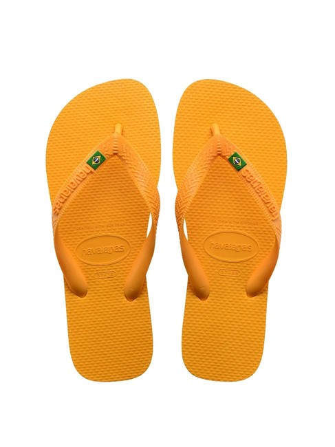 HAVAIANAS  BRASIL LOGO Flip-flops pop yellow - Unisex shoes