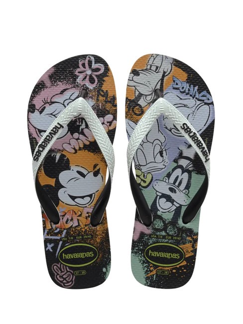 HAVAIANAS DISNEY STYLISH Flip flops black/white/black - Unisex shoes