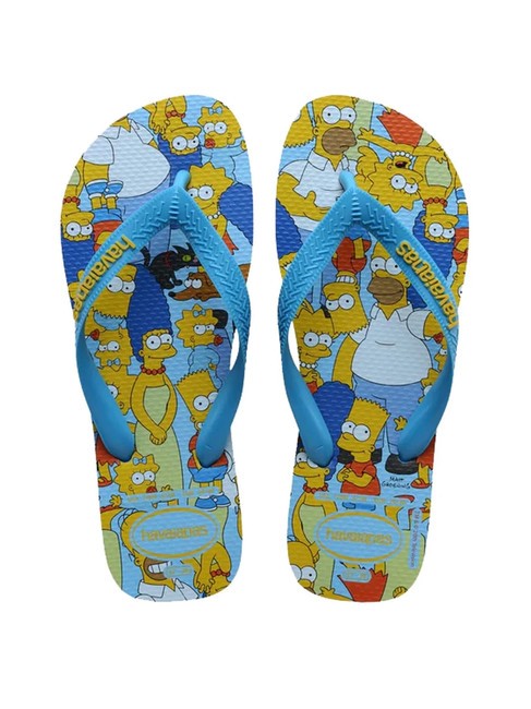 HAVAIANAS SIMPSONS Flip-flops turquoise - Unisex shoes