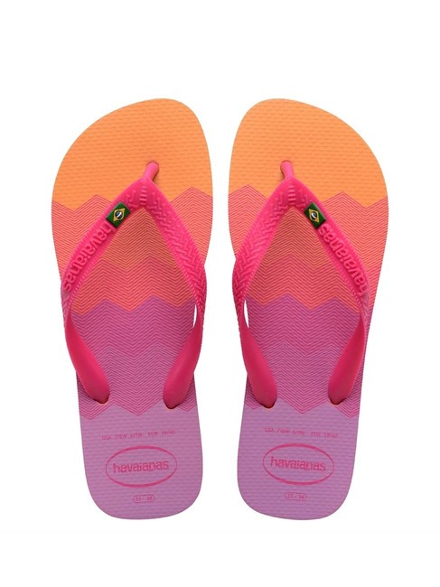 HAVAIANAS BRASIL FRESH Rubber flip flops peach - Unisex shoes