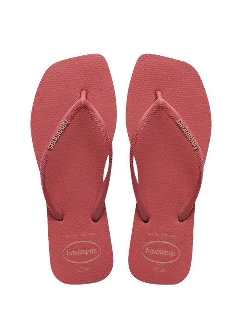 HAVAIANAS SQUARE LOGO Flip-flops pau brazil - Women’s shoes
