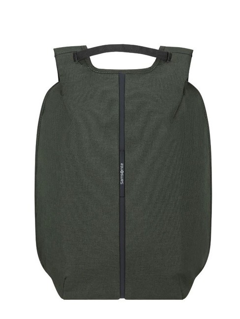 SAMSONITE backpack SECURIPAK, with anti-theft system, 15.6” PC case foliage green - Laptop backpacks