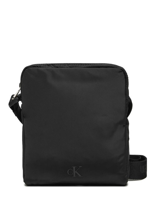 CALVIN KLEIN CK JEANS OVER WEBBING Shoulder bag pvh black - Over-the-shoulder Bags for Men
