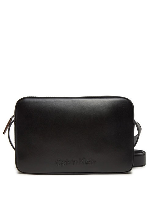 CALVIN KLEIN EMBOSSED CALVIN Mini Shoulder Camera Bag ck black - Women’s Bags