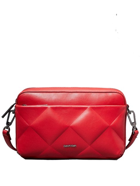 CALVIN KLEIN DIAMOND QUILT  Mini shoulder bag, with shoulder strap scarlet sage - Women’s Bags
