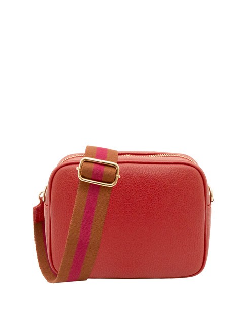 LESAC LUCIA Dollar leather double shoulder bag red - Women’s Bags