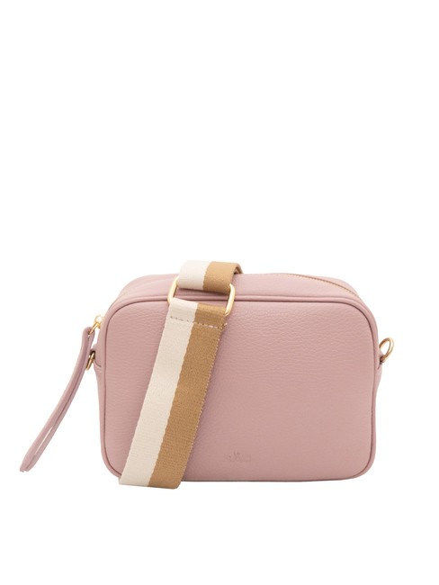 LESAC LUCIA Dollar leather double shoulder bag millennial pink - Women’s Bags