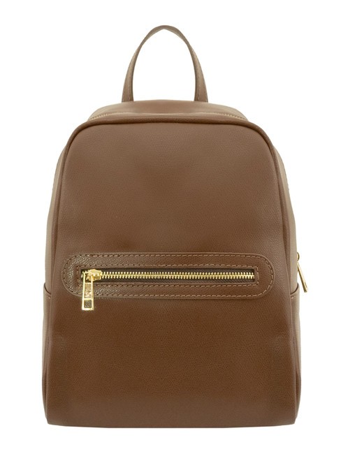 LESAC GELSO Leather backpack burned - Women’s Bags