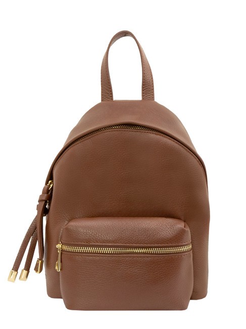 LESAC VANESSA Dollar leather backpack burned - Women’s Bags