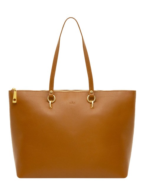 LESAC VIOLA  Leather shopping bag dark leather - Women’s Bags