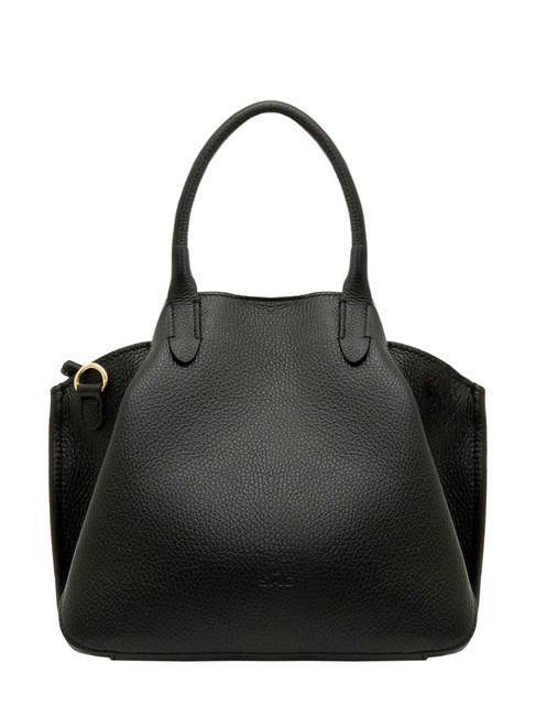 LESAC ALICE Leather handbag with shoulder strap black - Women’s Bags