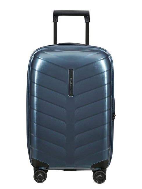 SAMSONITE ATTRIX Expandable slim cabin trolley steel blue - Hand luggage