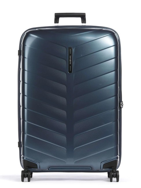 SAMSONITE ATTRIX Large size trolley steel blue - Rigid Trolley Cases