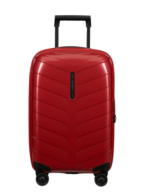 SAMSONITE ATTRIX Expandable slim cabin trolley RED - Hand luggage