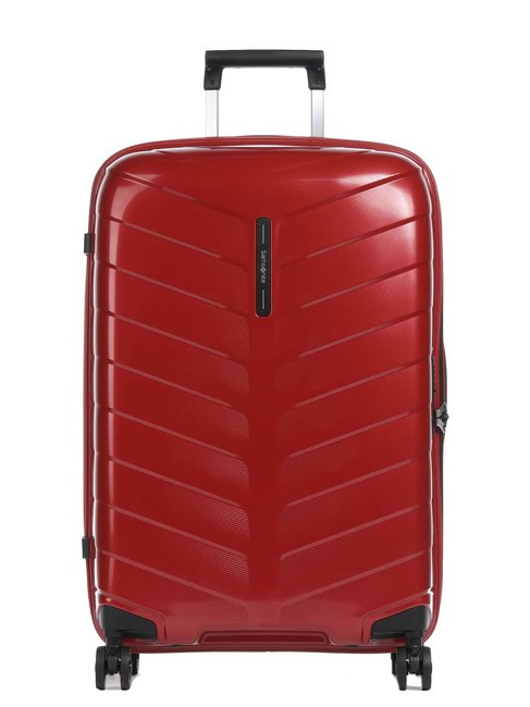 SAMSONITE ATTRIX Medium size trolley RED - Rigid Trolley Cases