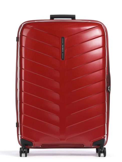 SAMSONITE ATTRIX Extra large size trolley RED - Rigid Trolley Cases