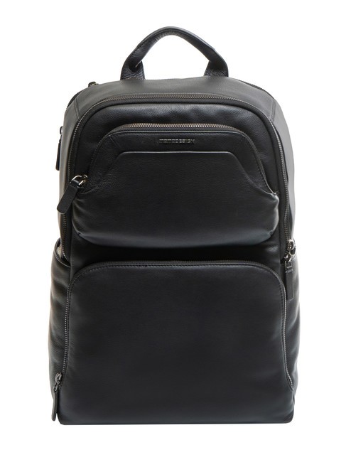 MOMO DESIGN MADRID  13" Laptop Backpack, Leather black - Backpacks & School and Leisure