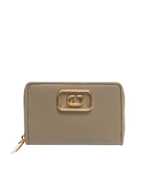 GAUDÌ CLAIRE Small zip around wallet taupe - Women’s Wallets