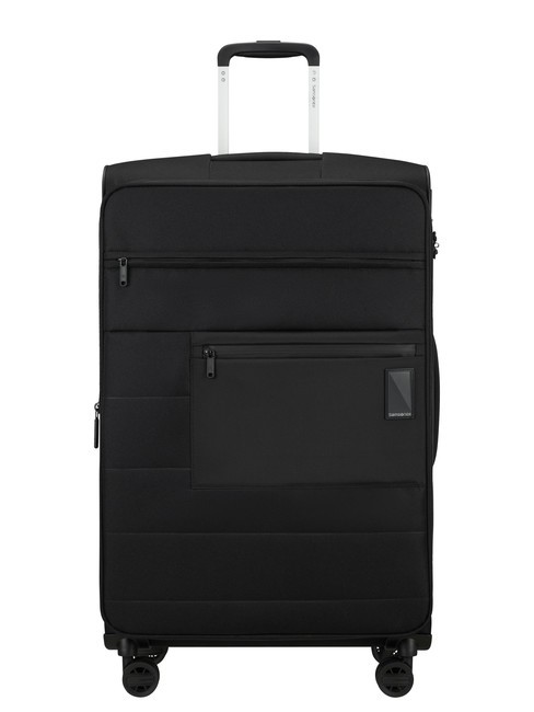 SAMSONITE VAYCAY Large Expandable Trolley BLACK - Semi-rigid Trolley Cases