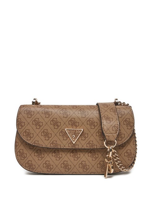 GUESS ECO ERICA Handbag, with shoulder strap MILK LOGO - Women’s Bags