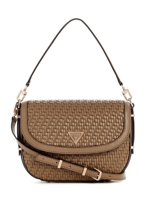 GUESS MURIELLE Handbag, with shoulder strap dark taupe - Women’s Bags
