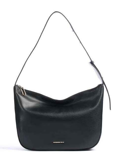 MANDARINA DUCK LUNA Leather shoulder bag BLACK - Women’s Bags