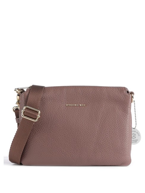 MANDARINA DUCK MELLOW Shoulder bag in leather balsamic - Women’s Bags
