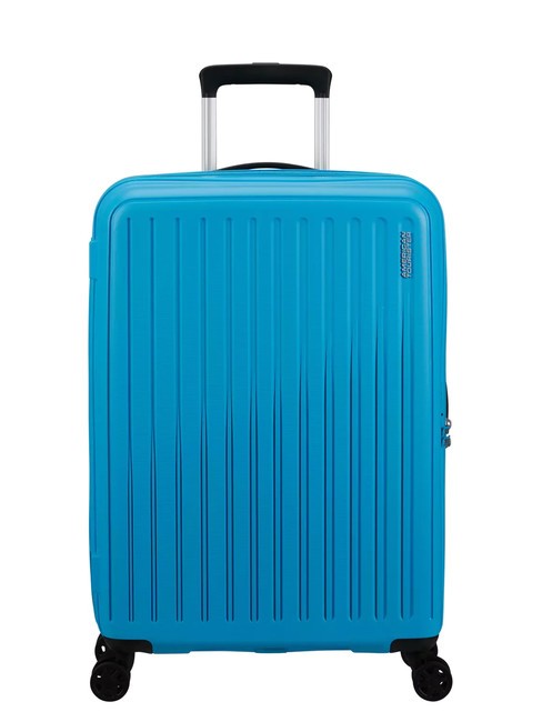 AMERICAN TOURISTER REJOY Medium size trolley blue azure - Rigid Trolley Cases