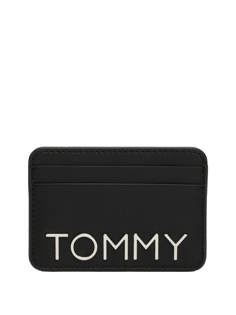 TOMMY HILFIGER TOMMY JEANS CITY BOLD Flat card holder black - Women’s Wallets