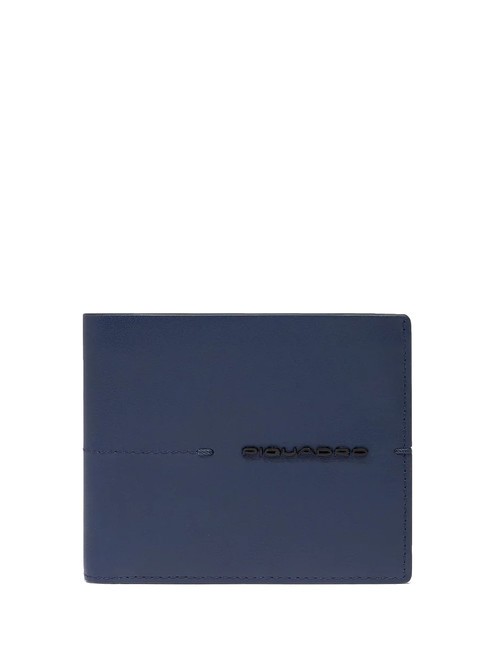 PIQUADRO KIRI Leather wallet blue - Men’s Wallets