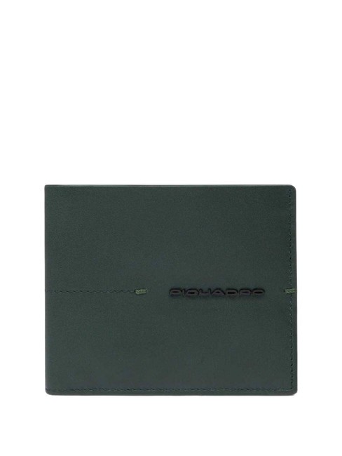 PIQUADRO KIRI Leather wallet GREEN - Men’s Wallets
