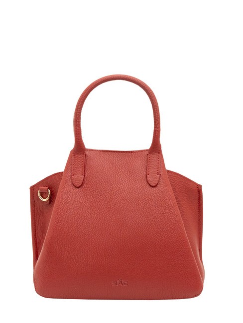 LESAC ALICE Leather handbag with shoulder strap red - Women’s Bags