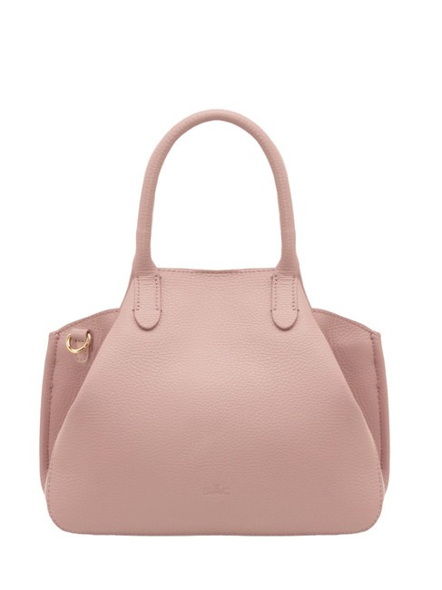 LESAC ALICE Leather handbag with shoulder strap millennial pink - Women’s Bags