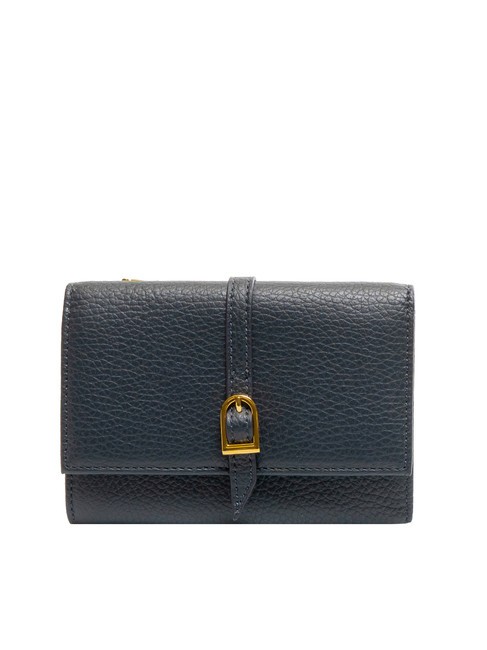 COCCINELLE CHERRY Leather wallet, 8cc midnight blue - Women’s Wallets