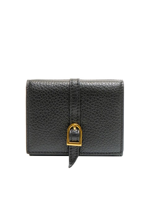 COCCINELLE CHERRY Small leather wallet, 4cc Black - Women’s Wallets