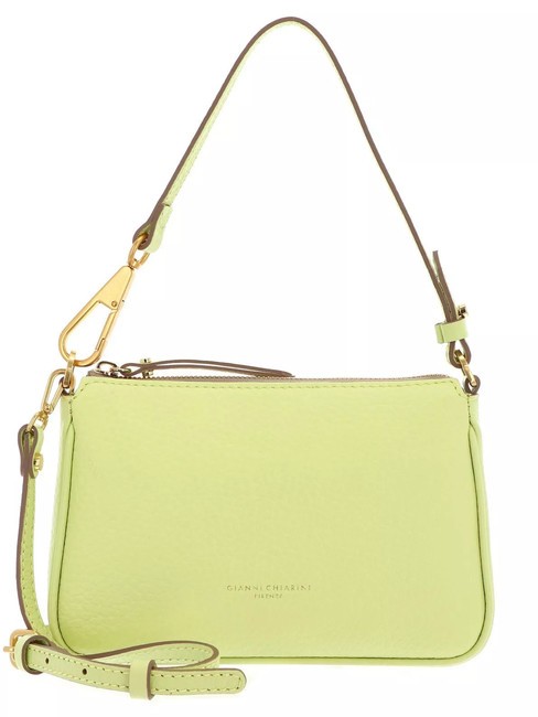 GIANNI CHIARINI BROOKE Small leather shoulder bag sunny light - Women’s Bags