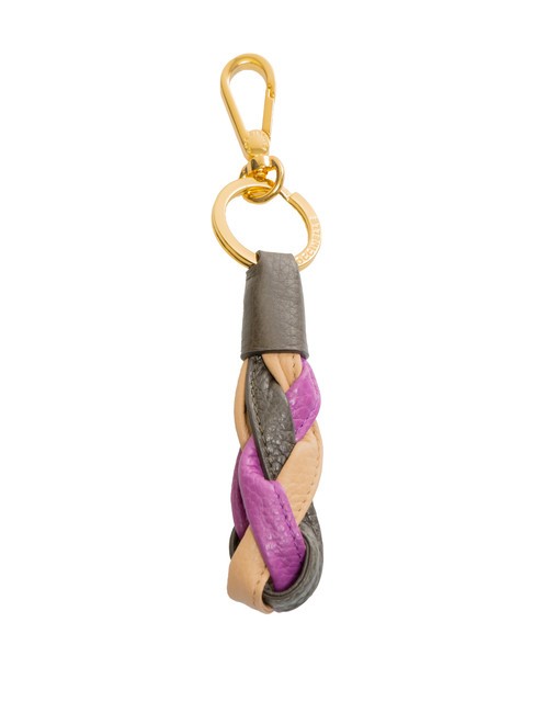 COCCINELLE BOHEME TRICOLOR  Leather Keychain multi. toasted - Key holders