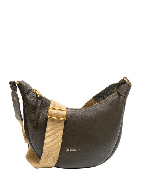 COCCINELLE MAELODY Shoulder bag, in leather bark - Women’s Bags