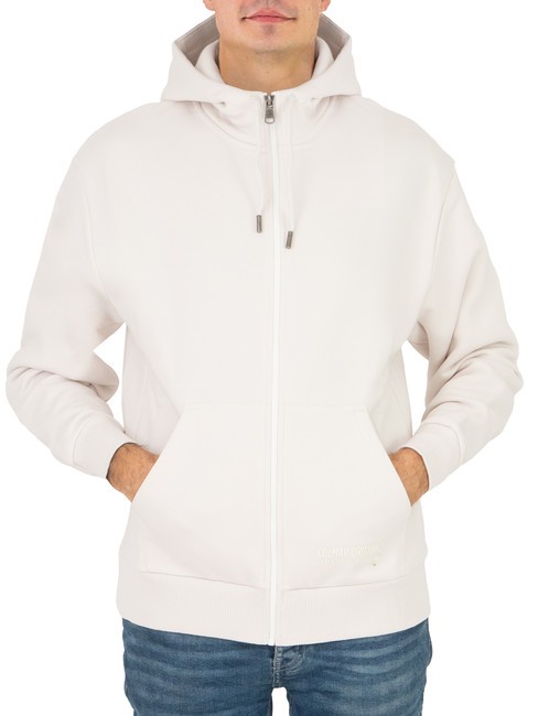 COLMAR LIKEBLE Full zip sweatshirt with pockets and hood incense - Sweatshirts