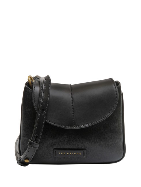 THE BRIDGE ELISABETTA  Shoulder bag, leather Black Gold - Women’s Bags