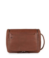 PIQUADRO CAMPIONARIO - BLACK SQUARE Beauty LEATHER - Beauty Case - 1