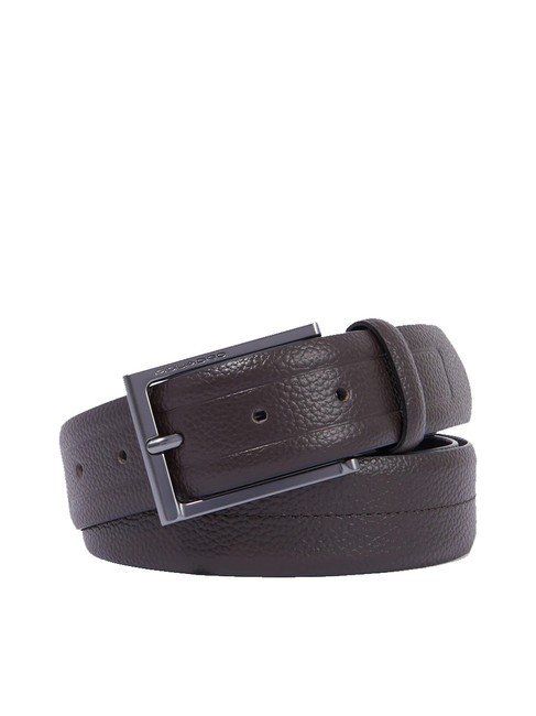 PIQUADRO CARL Shortenable leather belt MORO - Belts