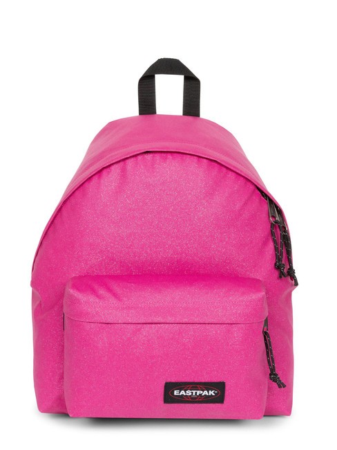 EASTPAK PADDED PAK'R Glitter fabric backpack sparkly fuchsia - Backpacks & School and Leisure