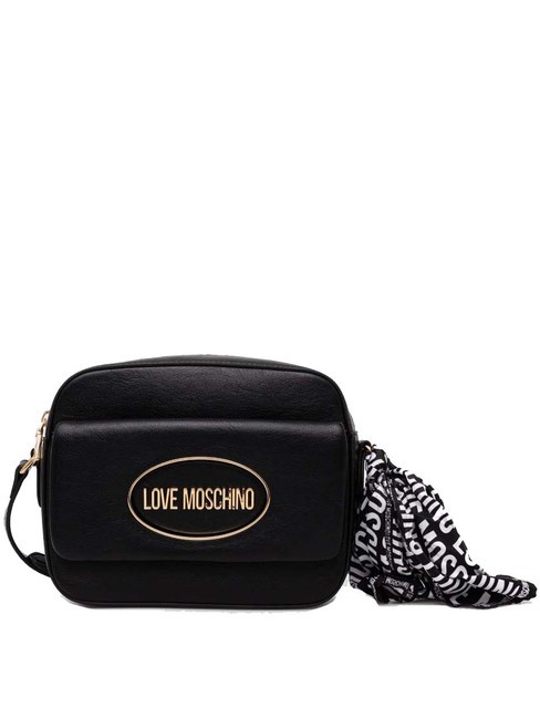 LOVE MOSCHINO FOULARD Mini Shoulder Bag Black - Women’s Bags